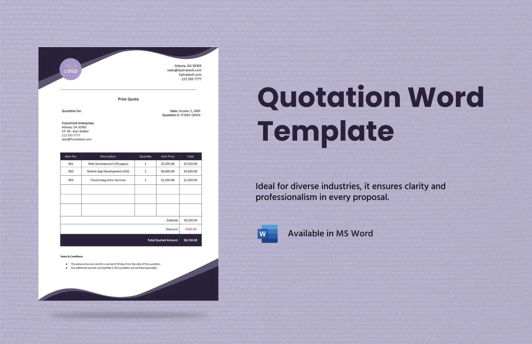 Free Beautiful Editable Word Templates To Download