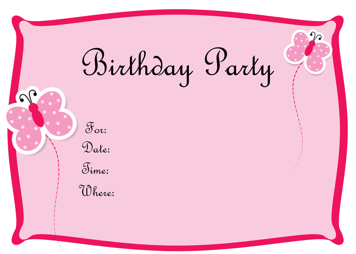 Free Birthday Invitations To Print Drevio Free And Printable Worksheets Library