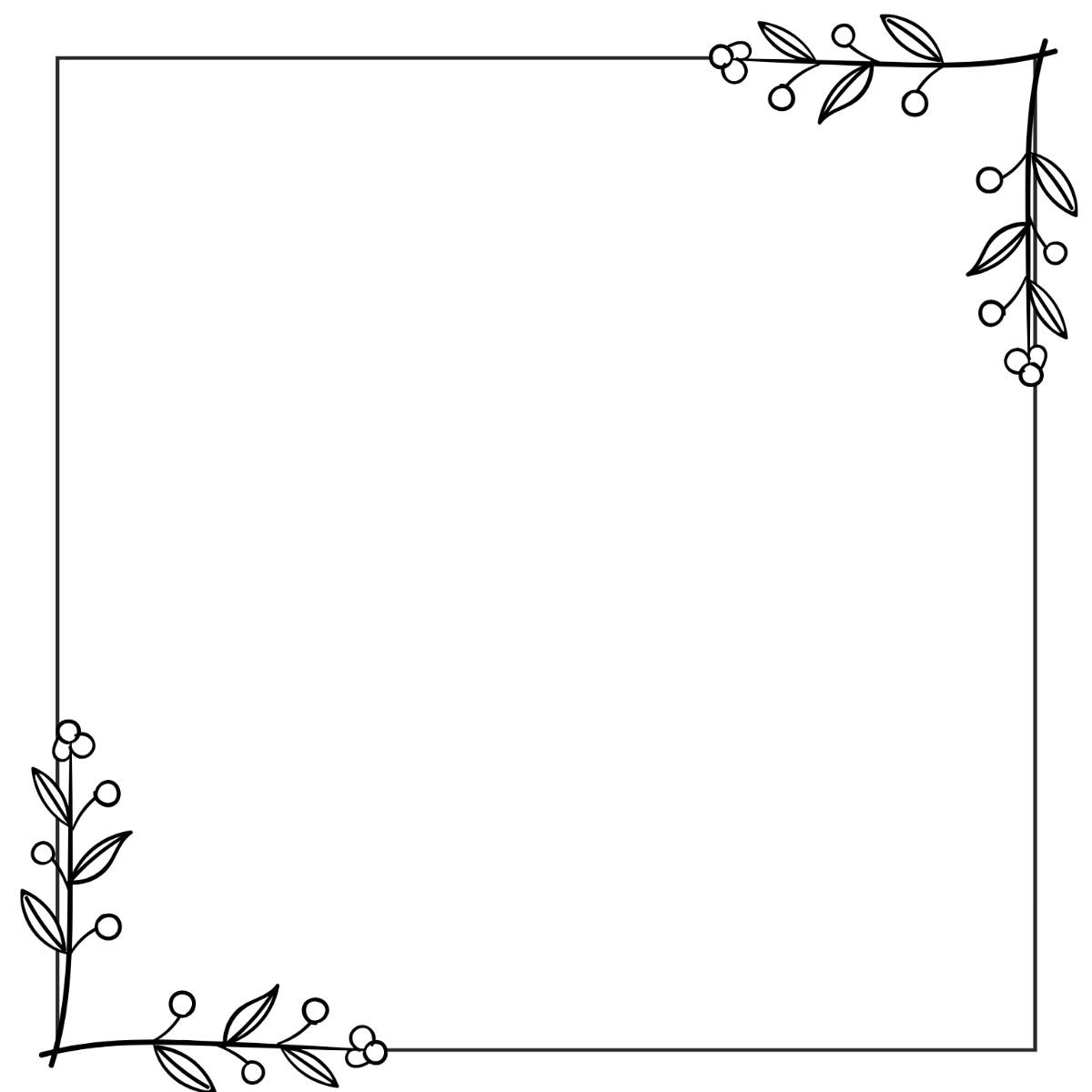 Free Border Clipart PNG To Customize And Download