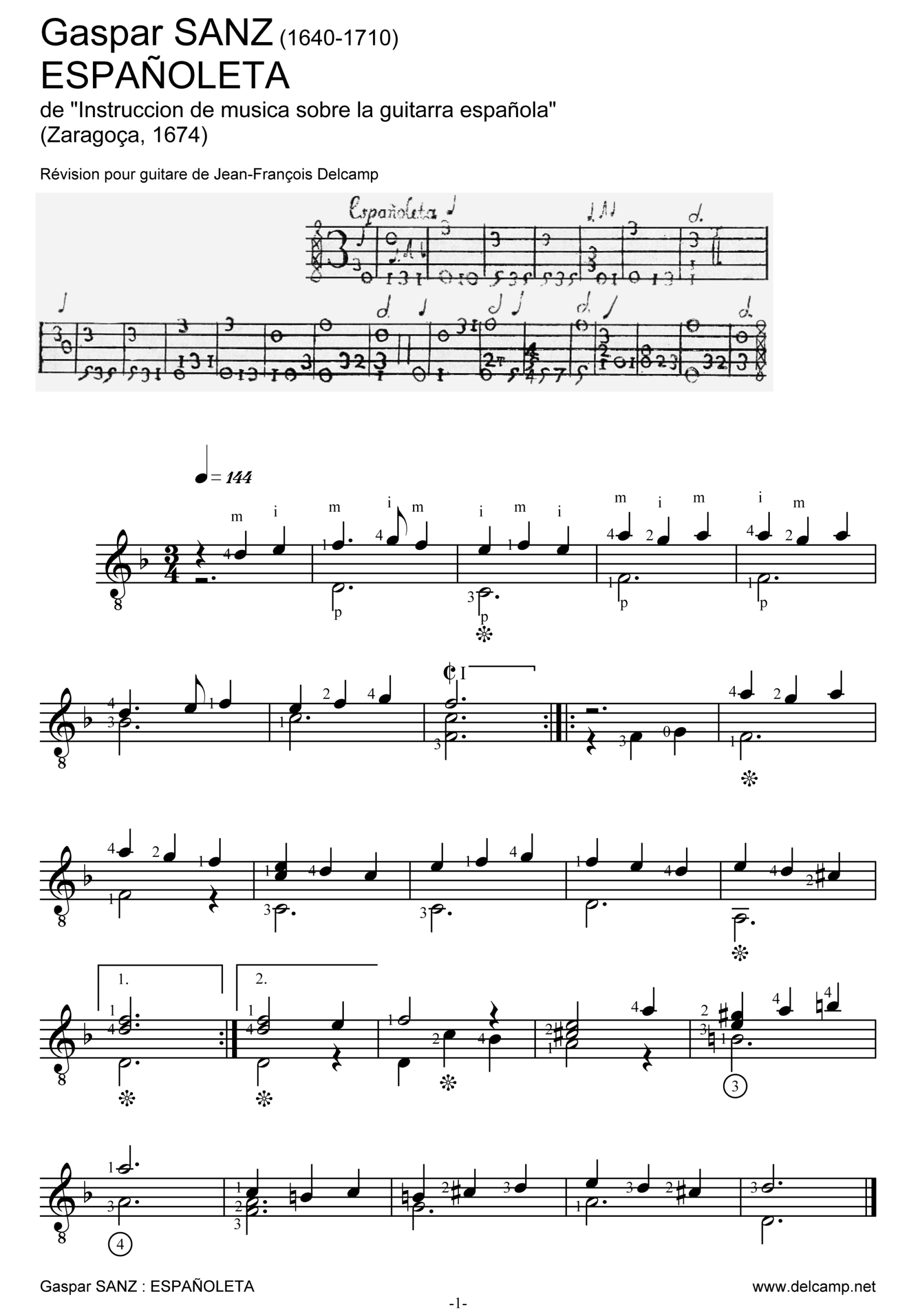 Free Classical Guitar Sheet Music And TABs In PDF Format
