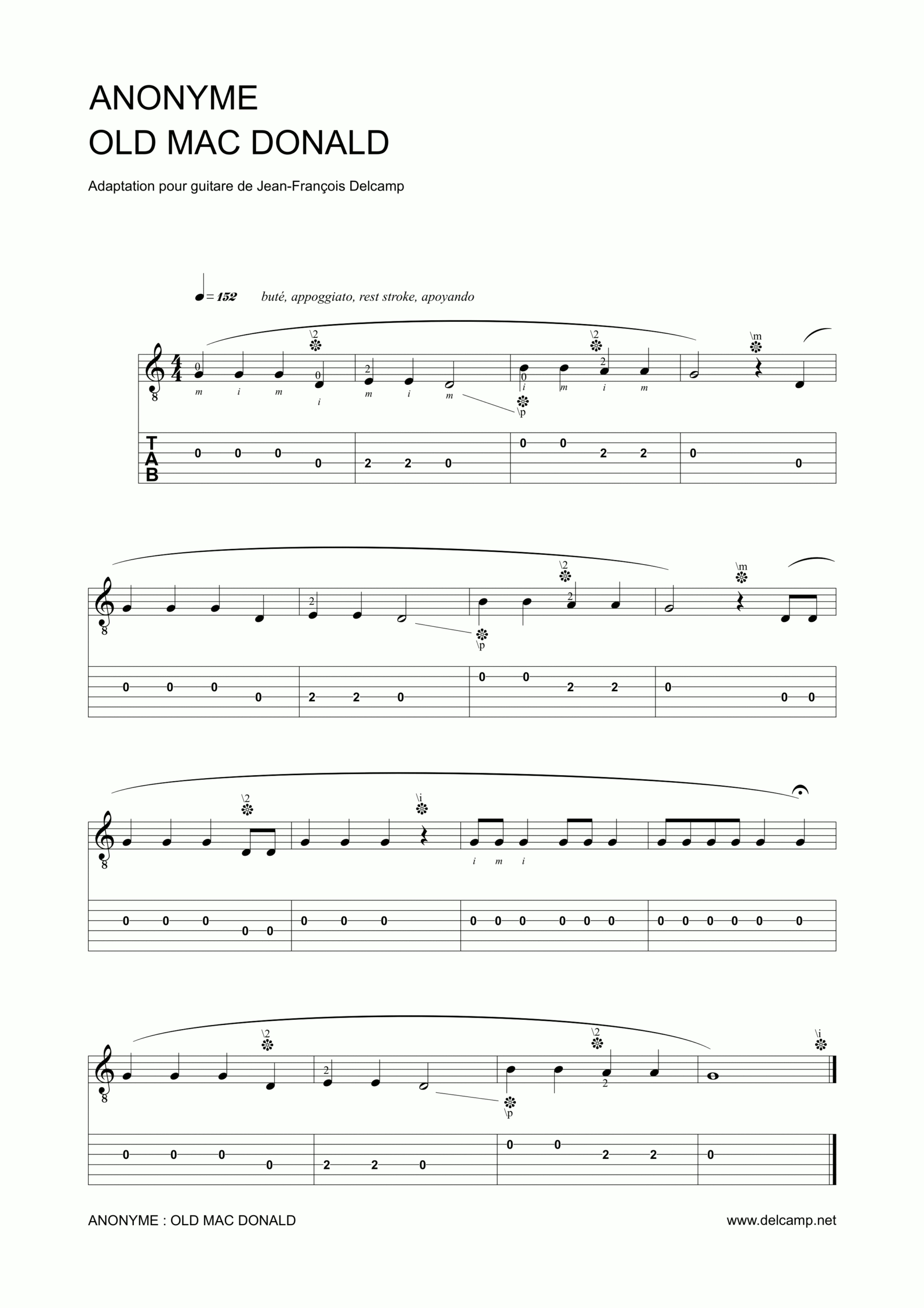 Free Classical Guitar Sheet Music And TABs In PDF Format