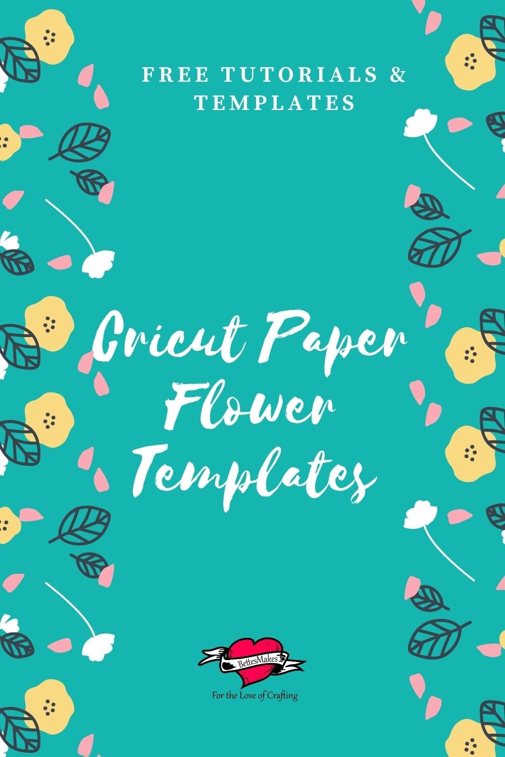Free Cricut Paper Flower Templates Bettes Makes