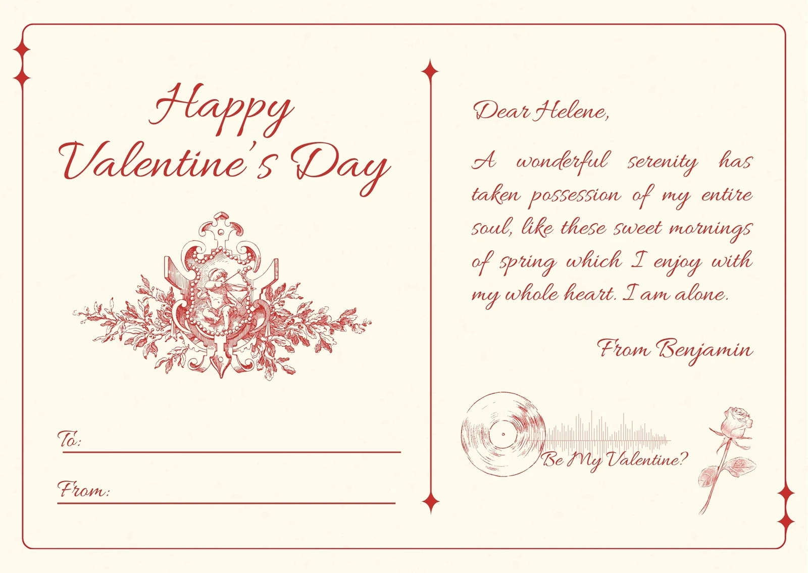 Free Custom Printable Valentine s Day Card Templates Canva