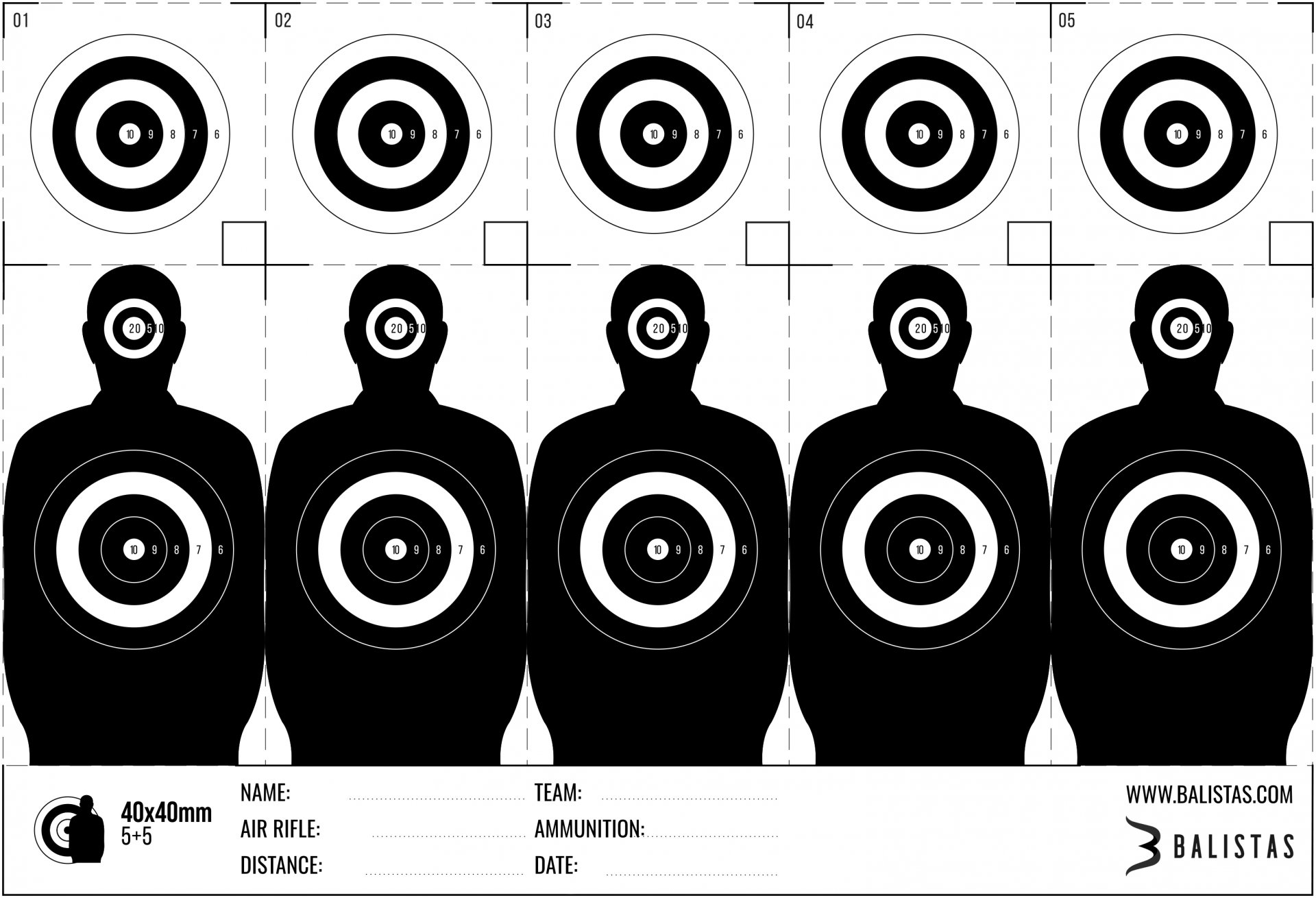 Free Printable Targets For Air Rifles