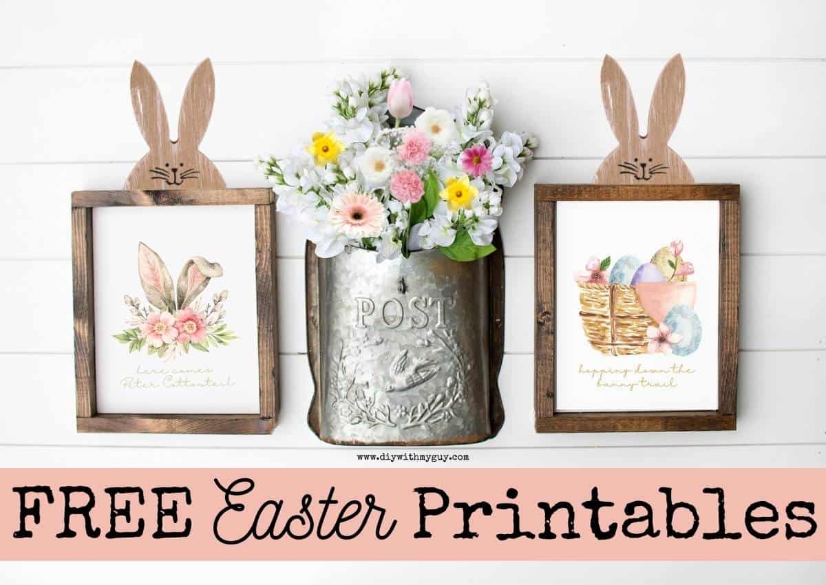 FREE Easter Printables Here Comes Peter Cottontail DIY With My Guy