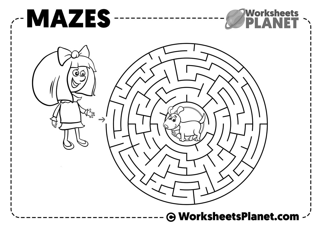 Free Printable Mazes For Preschoolers