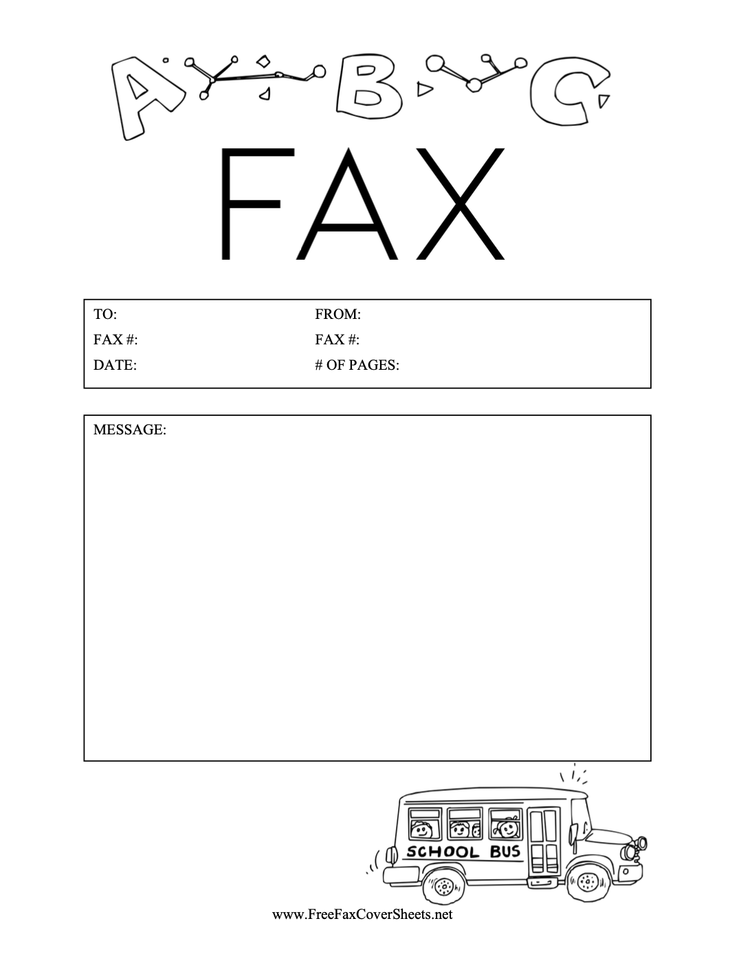 Free Fax Cover Sheet Printable