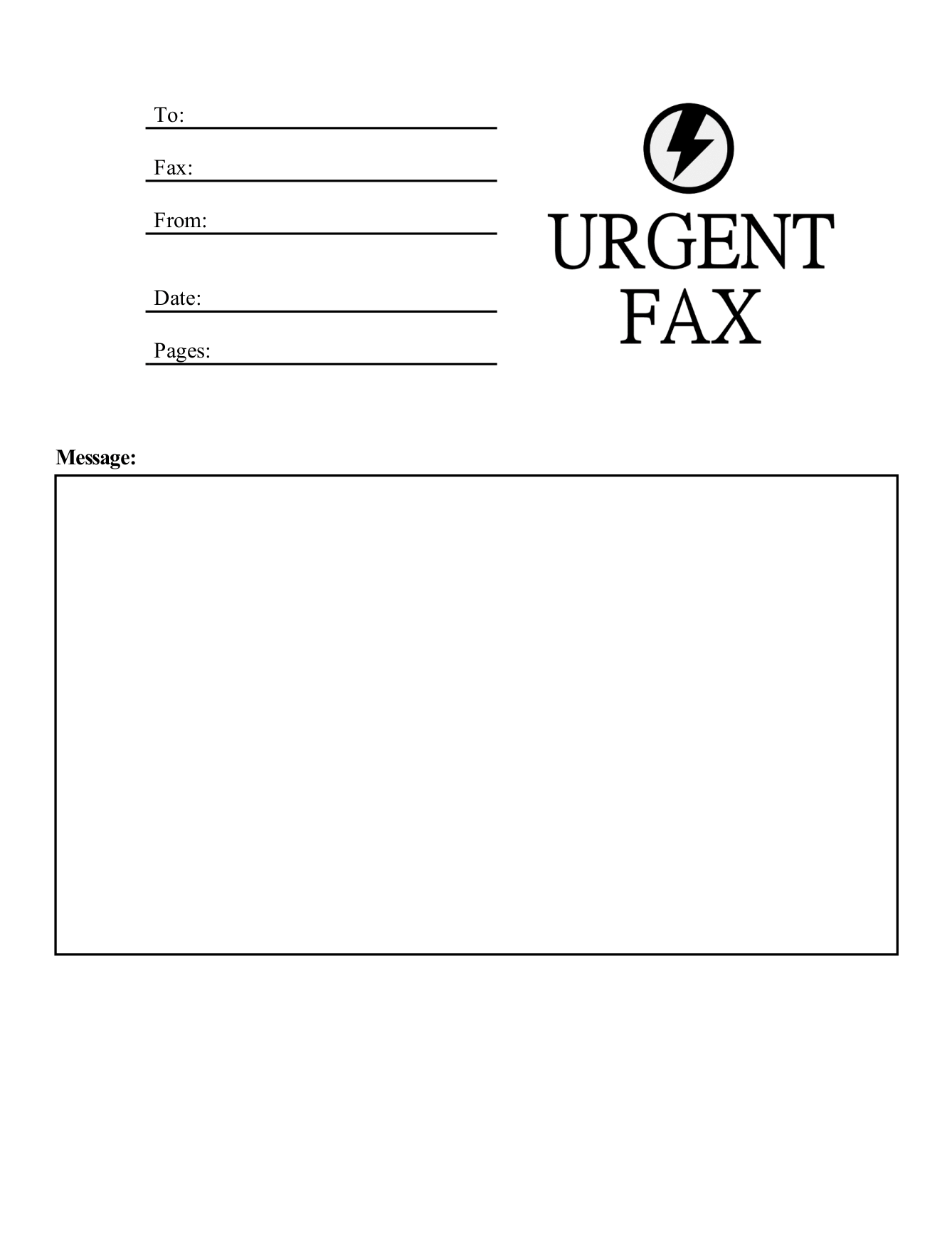 Free Printable Fax Cover Sheet Free Download