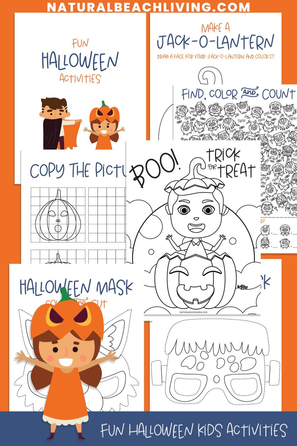 Free Fun Halloween Printables And Activities For Kids Natural Beach Living