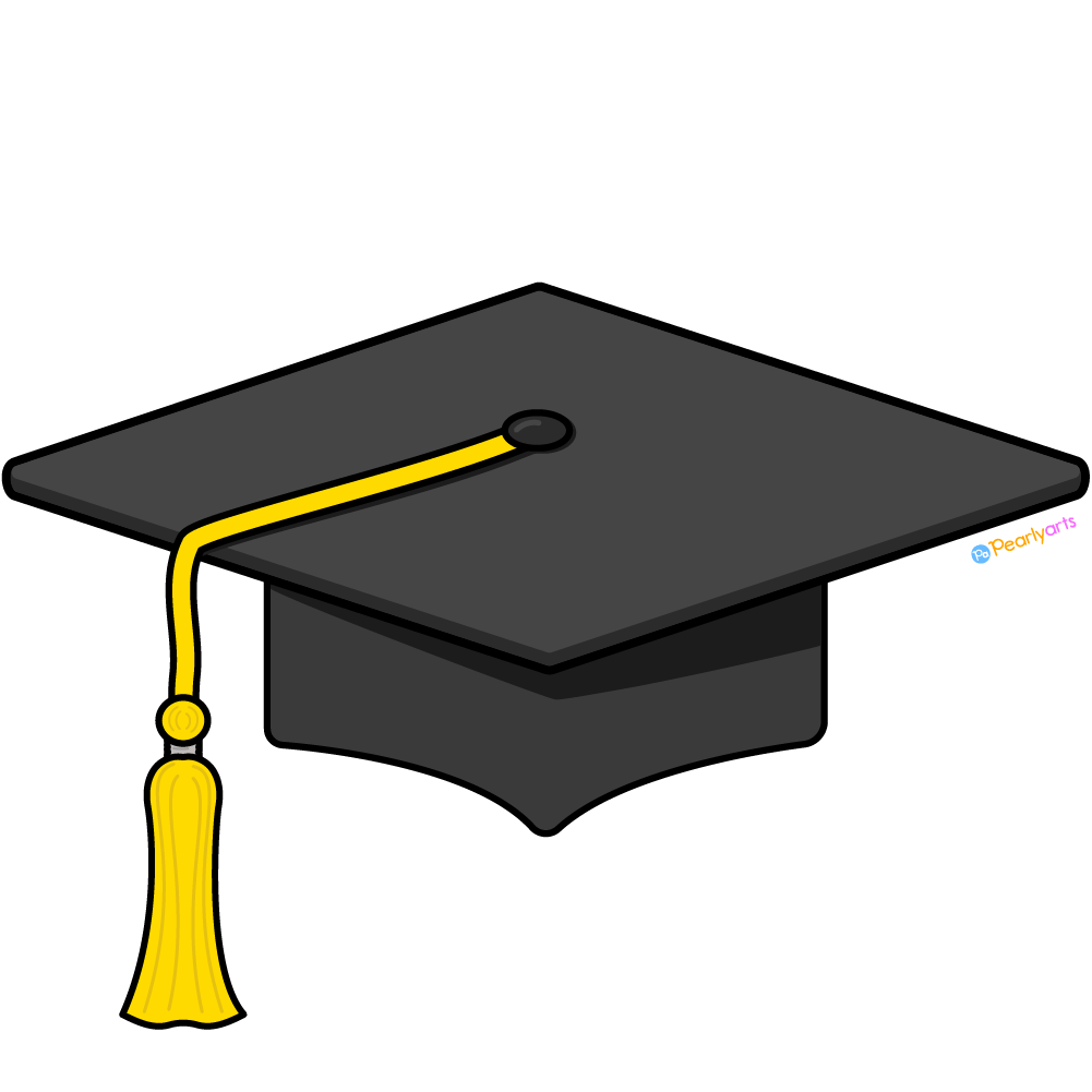 FREE Graduation Cap Clipart Royalty free Pearly Arts