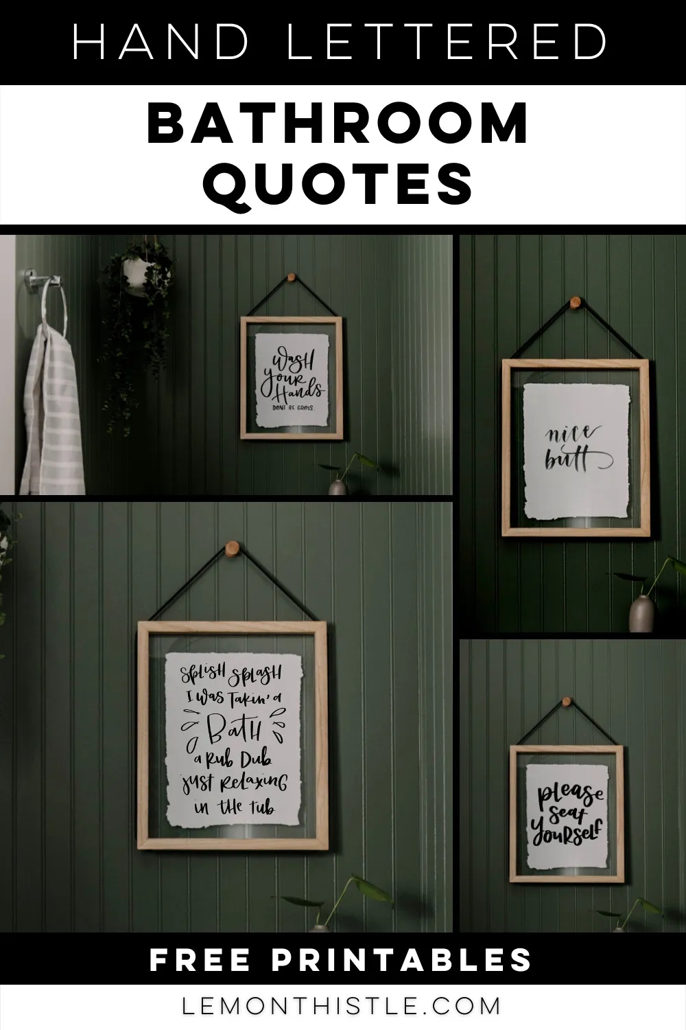Free Printable Signs For Bathroom
