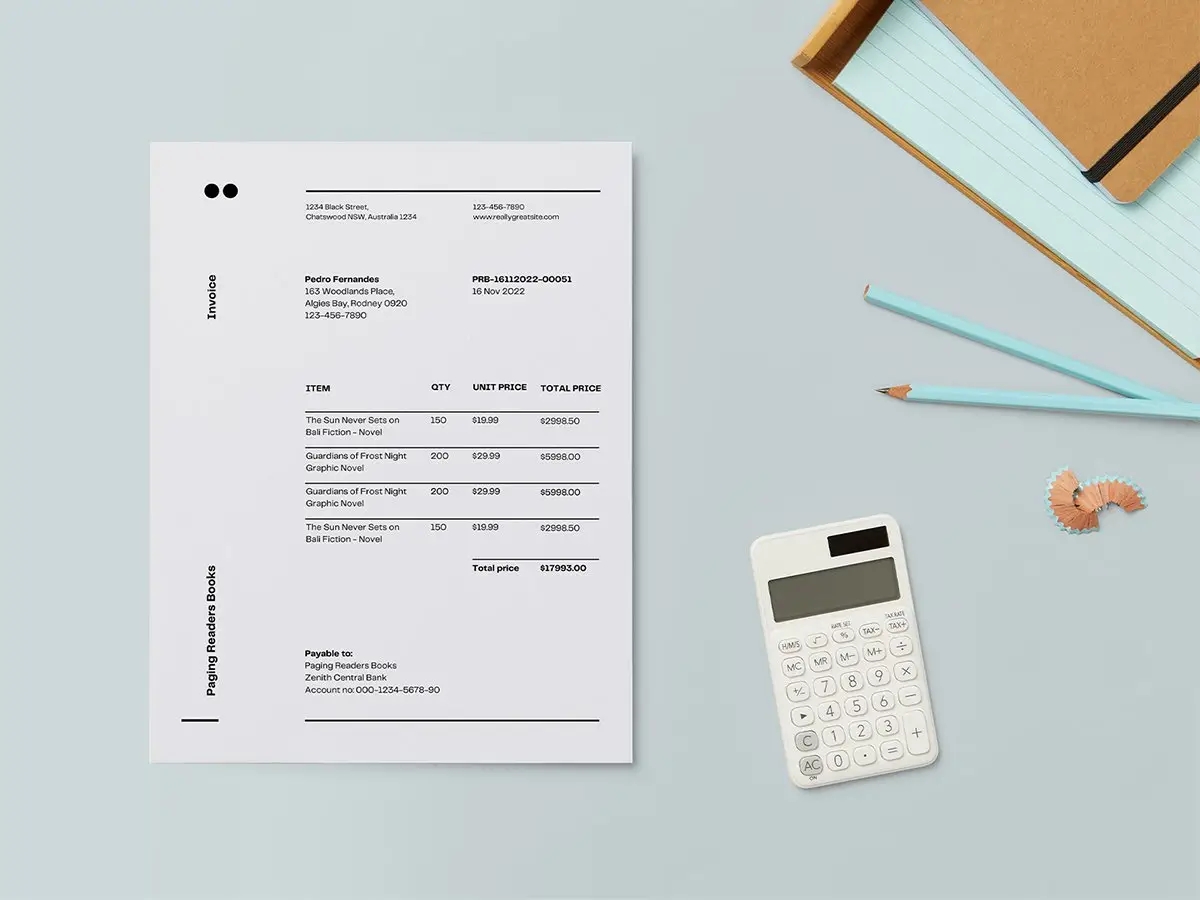 Free Invoice Generator Free Invoice Templates Canva