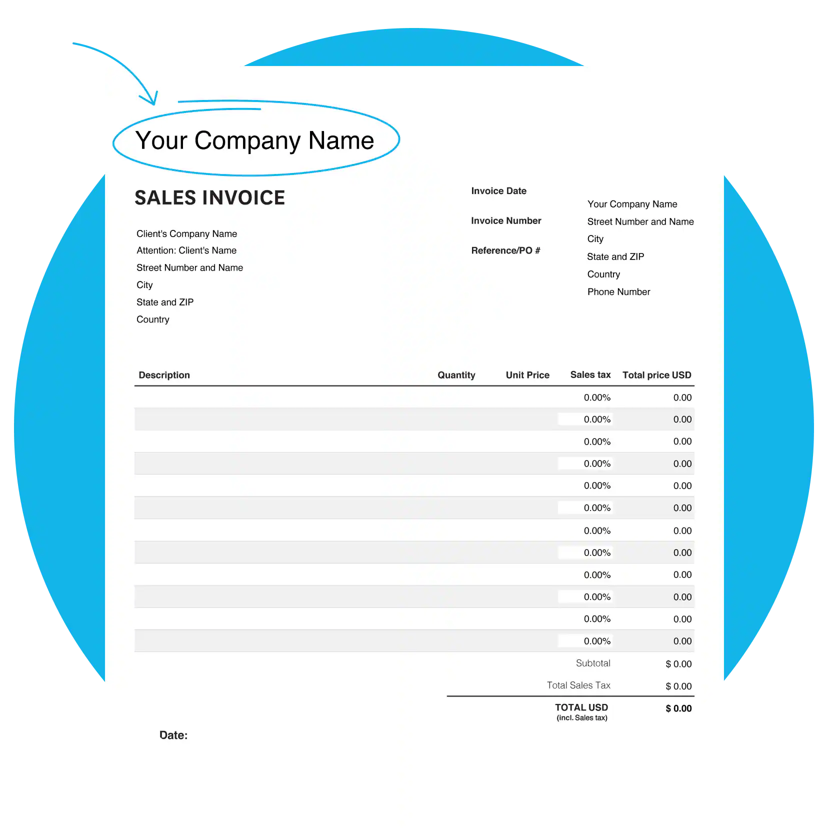 Free Invoice Template Download A Customizable Invoice Format Xero US
