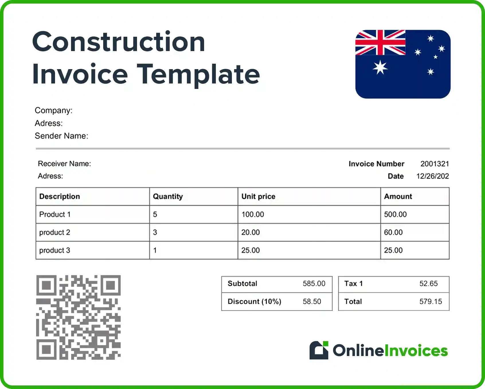 Free Invoice Templates