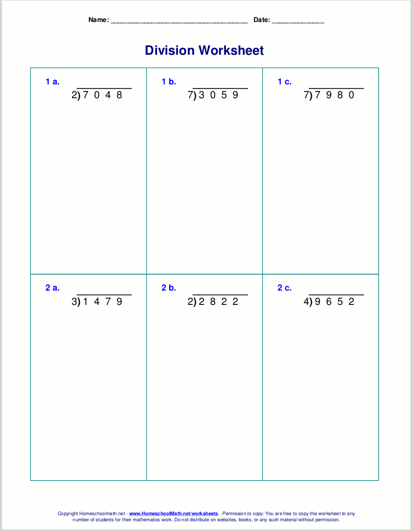 Printable Math Worksheets Free Pdf
