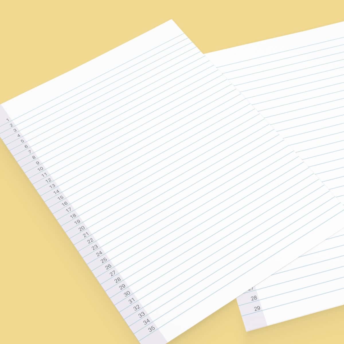 Lined Paper Printable Free Pdf