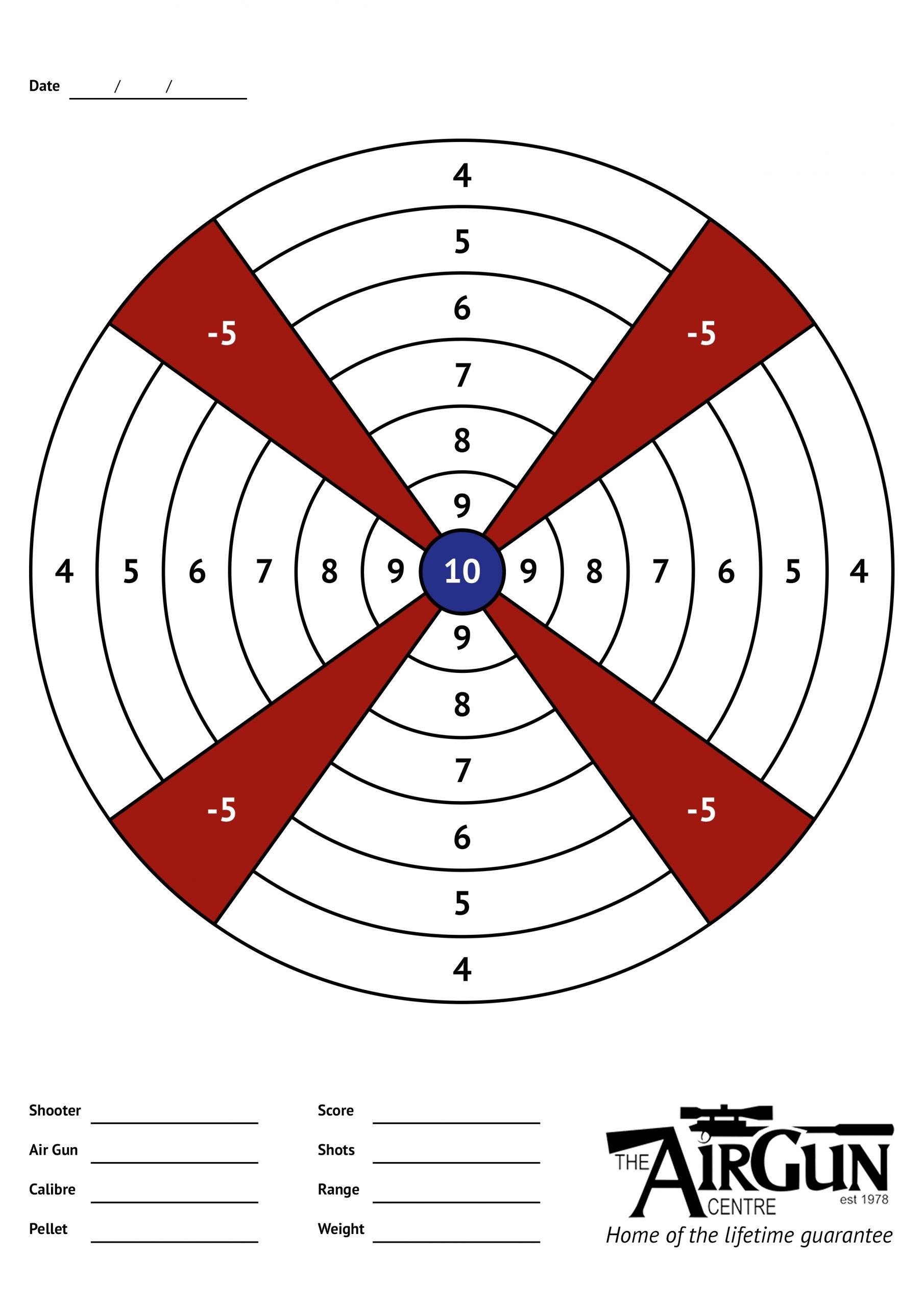 Free Paper Targets Download Print Save MidwayUSA Worksheets Library
