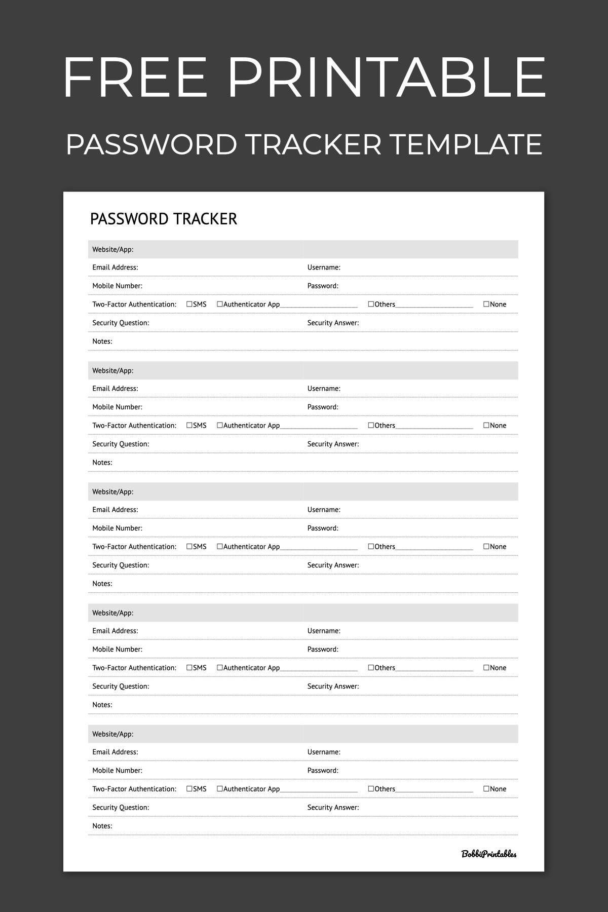 Free Printable Application For Email Account