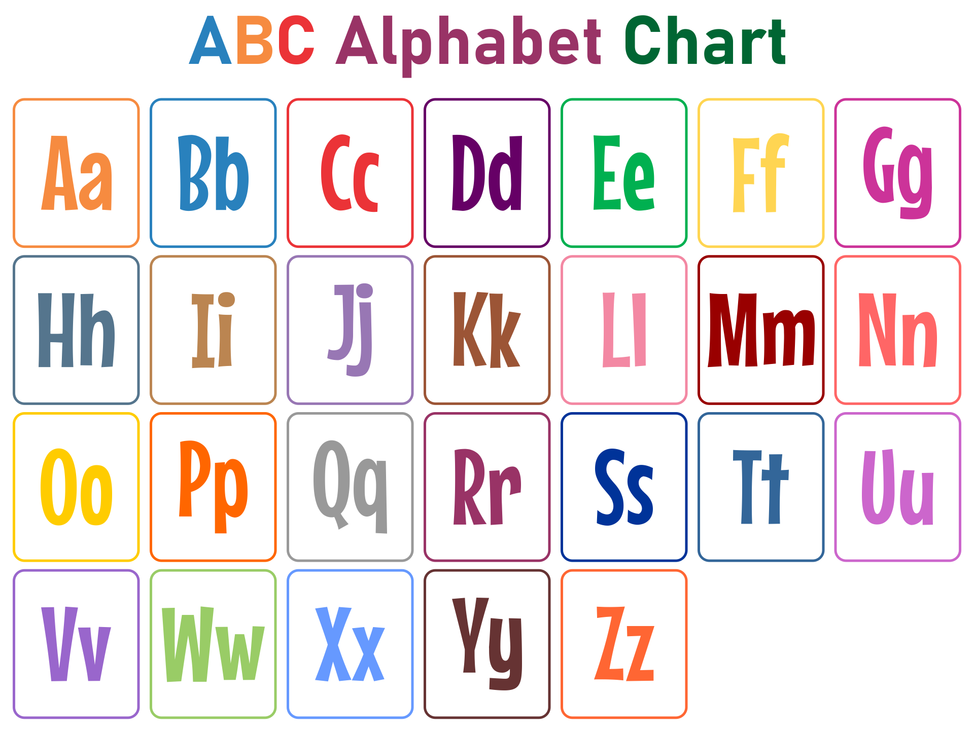Free Printable Abc Letters Printable Party Favors