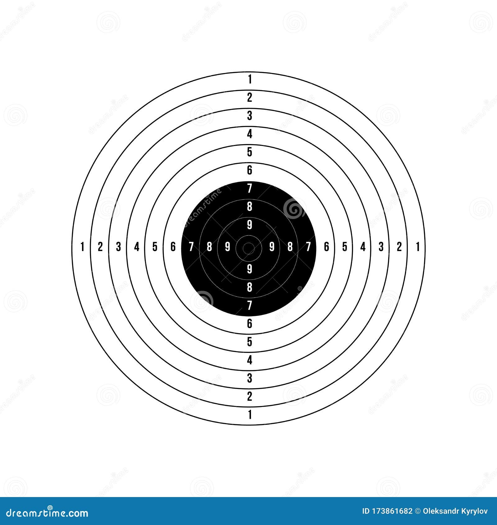 Free Printable Air Rifle Targets A4 17cm 14cm The Airgun Centre Worksheets Library