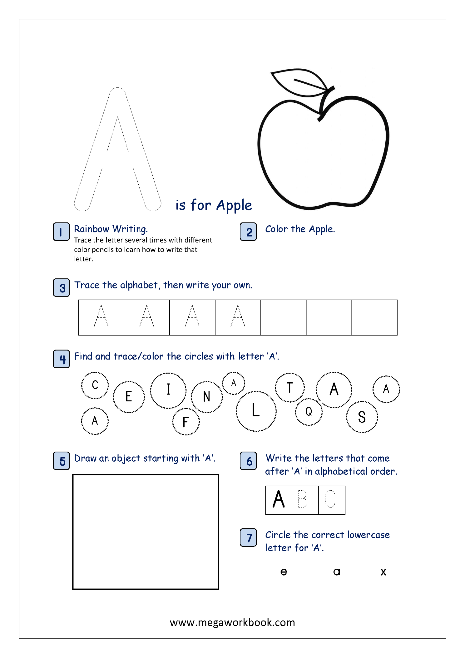 Letter Recognition Worksheets Free Printable