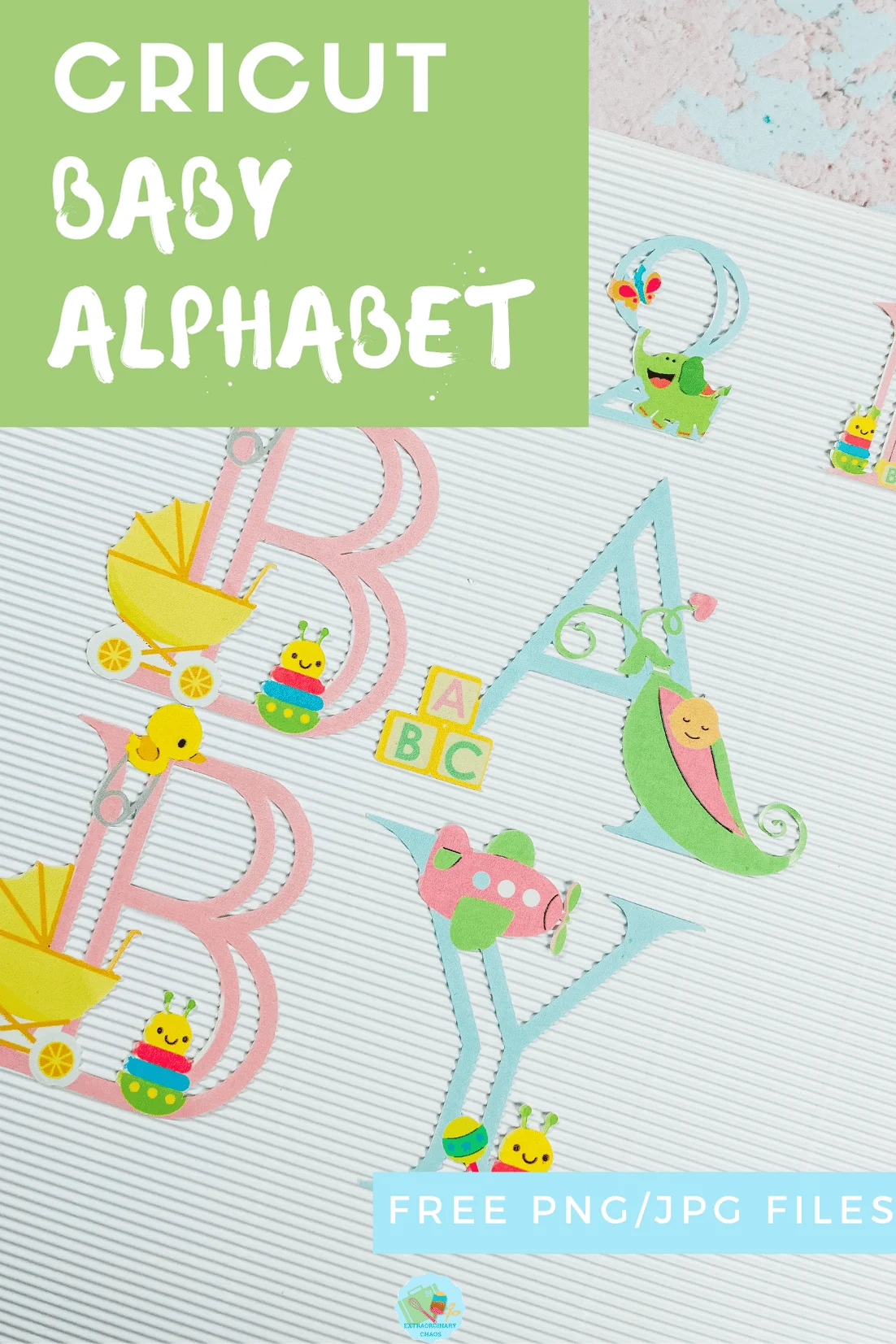 Free Printable Baby Letters And Numbers Extraordinary Chaos