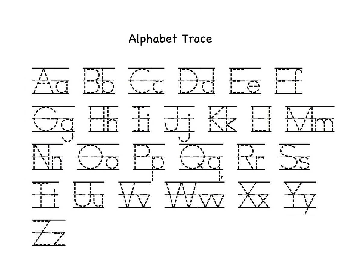 Free Printable Big Letter Tracing Worksheets Worksheetspack Worksheets Library