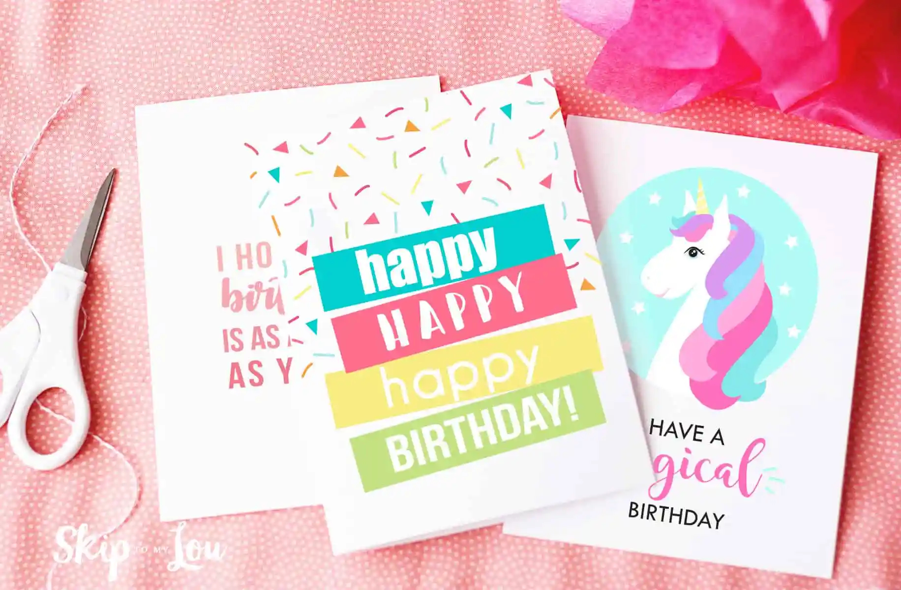 Free Printable Happy Birthday Cards Foldable