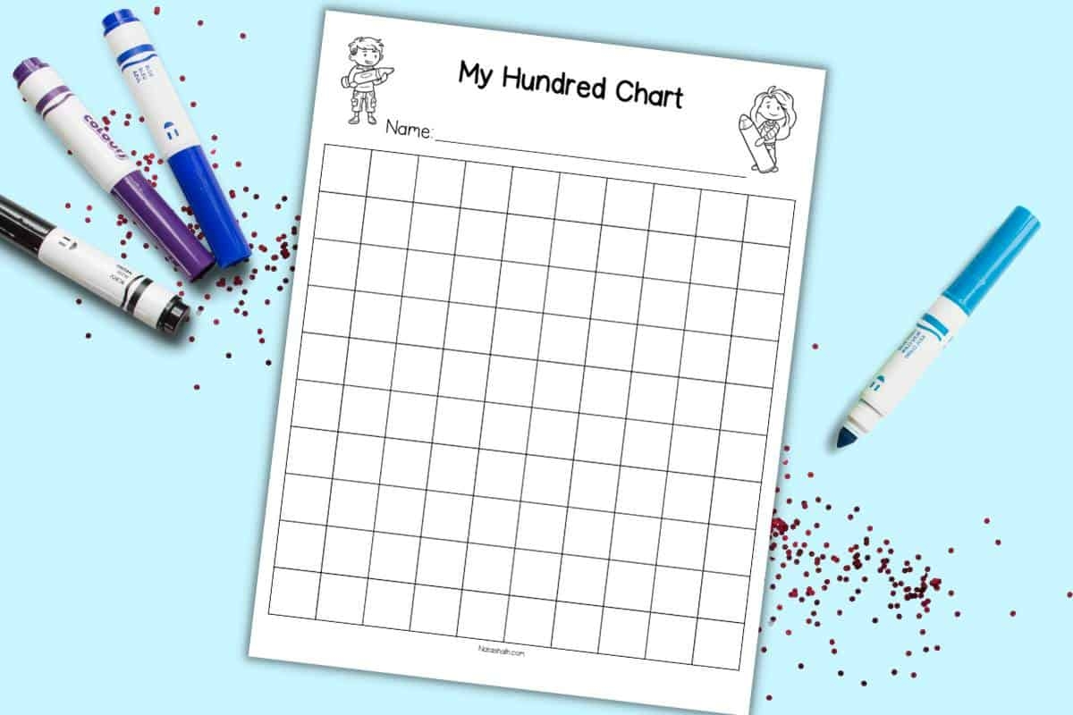 Free Printable 100 Chart For Kids