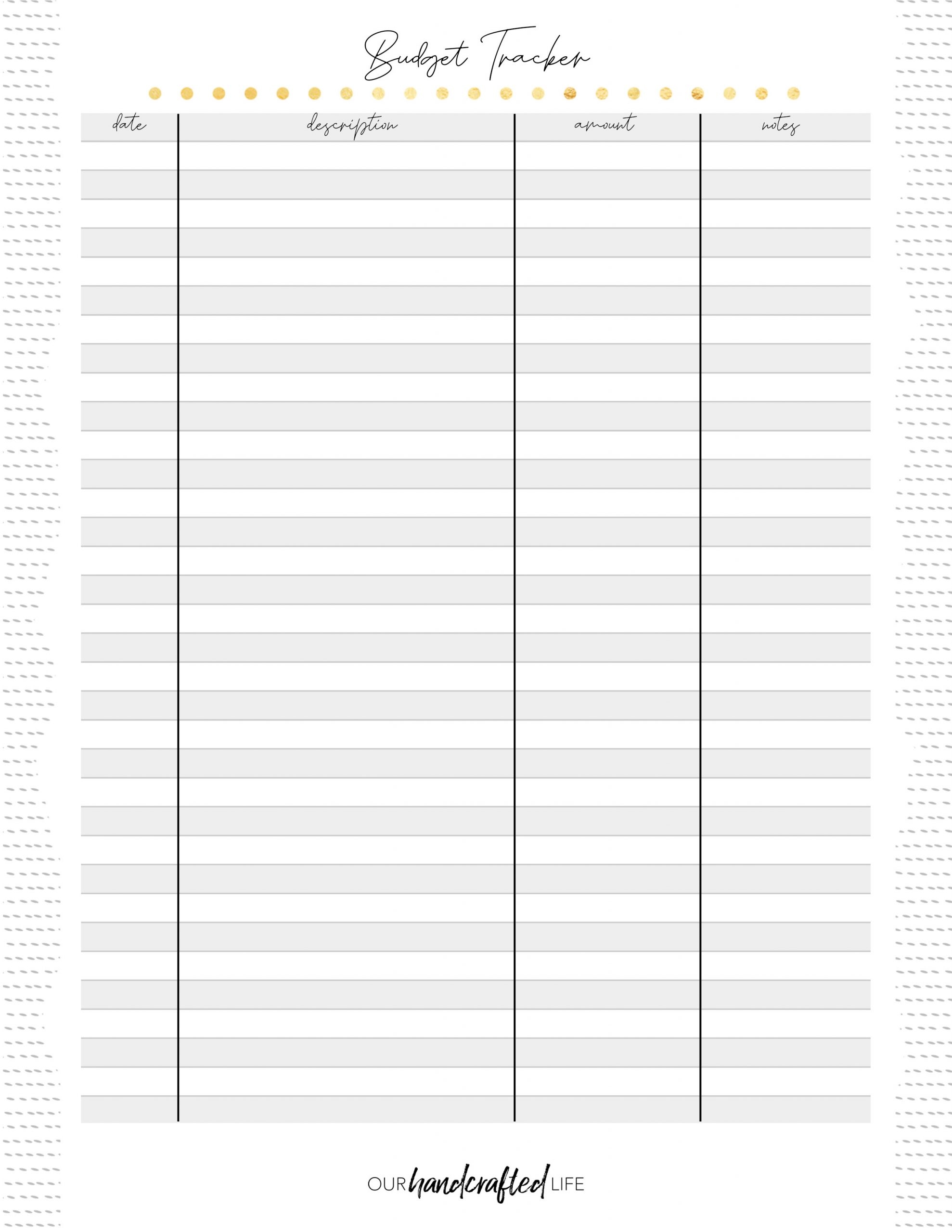 Free Printable Budget Planner And Budget Tracker Our Handcrafted Life