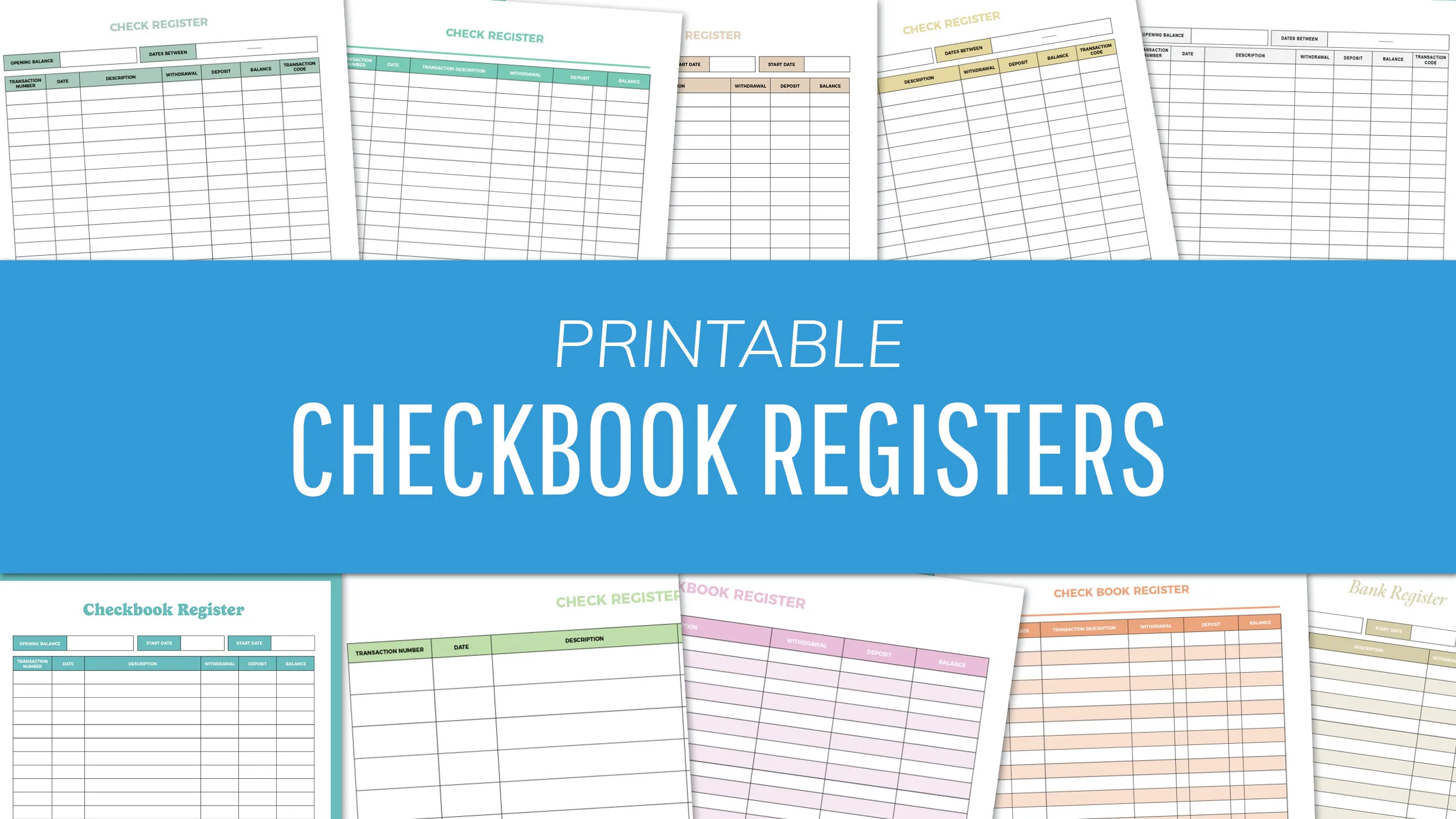 free printable check registers 28 checkbook ledger pdfs