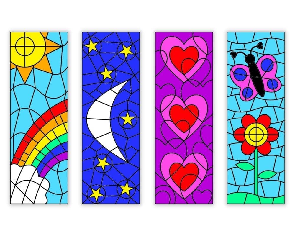 Free Printable Color by Number Bookmarks For Kids The Craft at Home Family