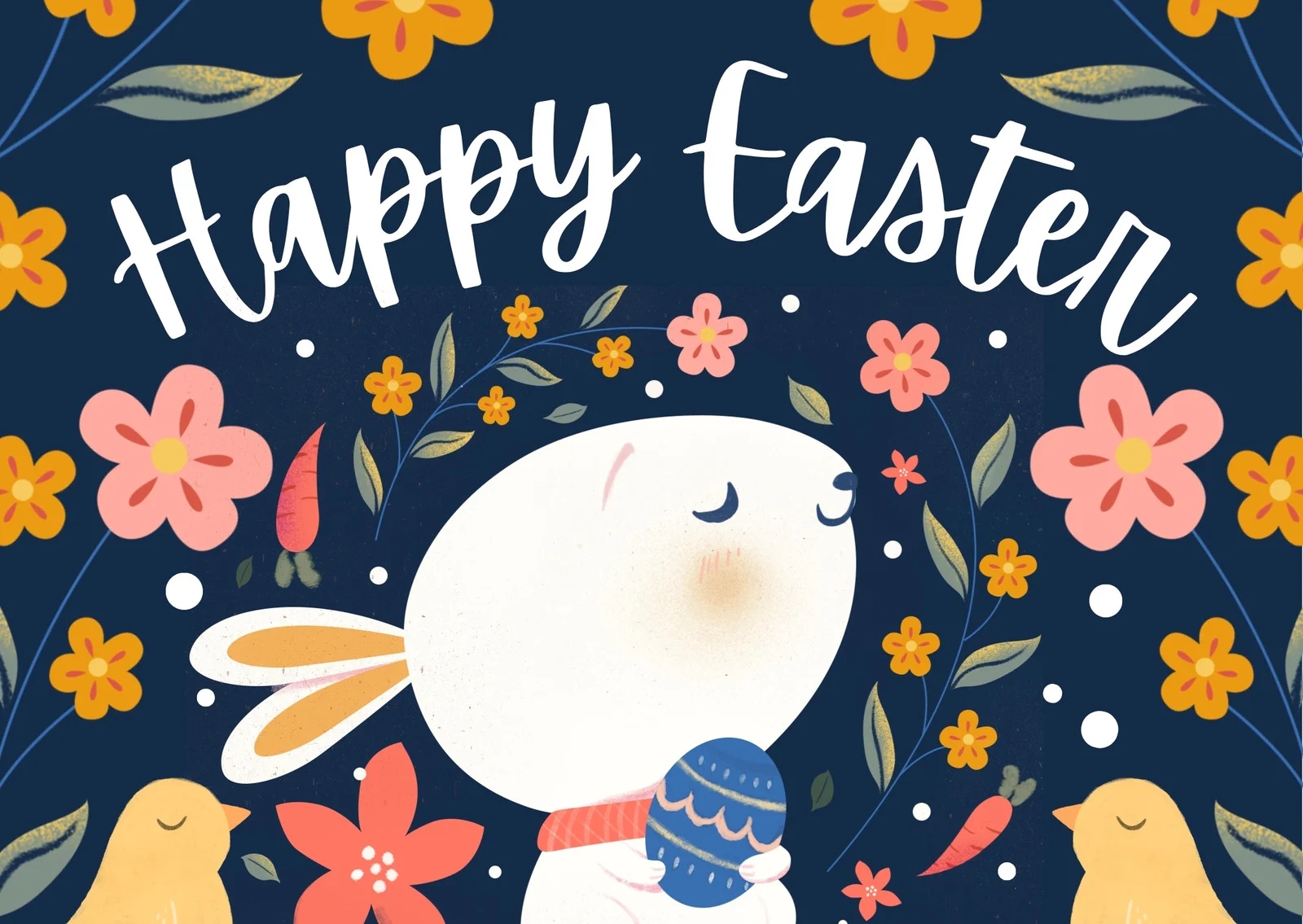 Free Printable Customizable Easter Card Templates Canva