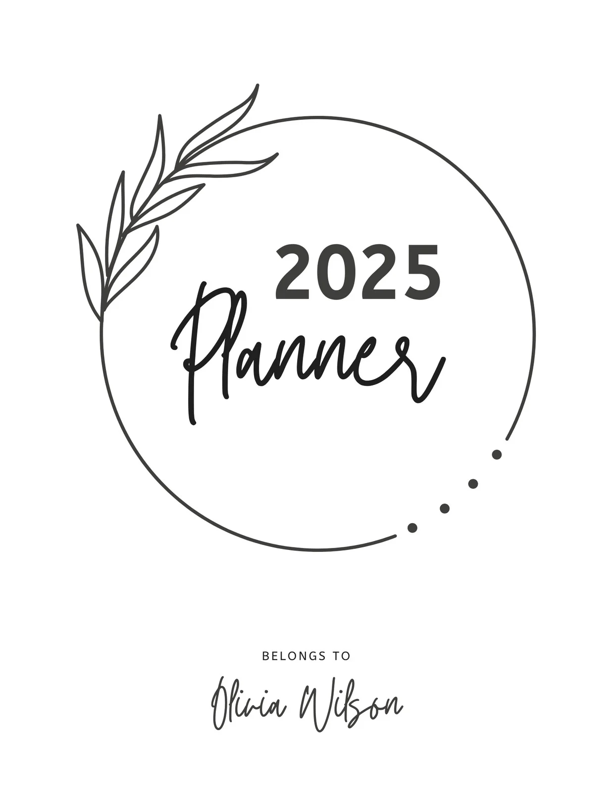Free Printable Customizable Personal Planner Templates Canva