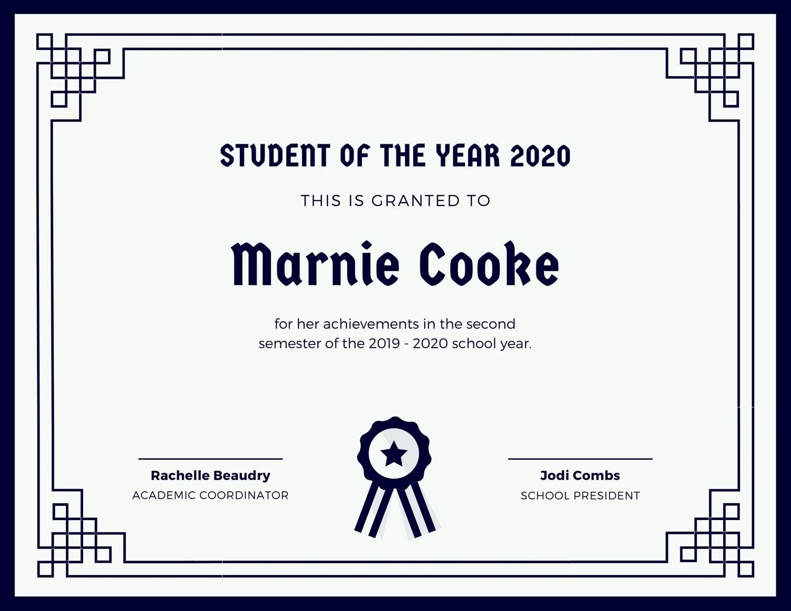 Free Printable Customizable Student Certificate Templates Canva
