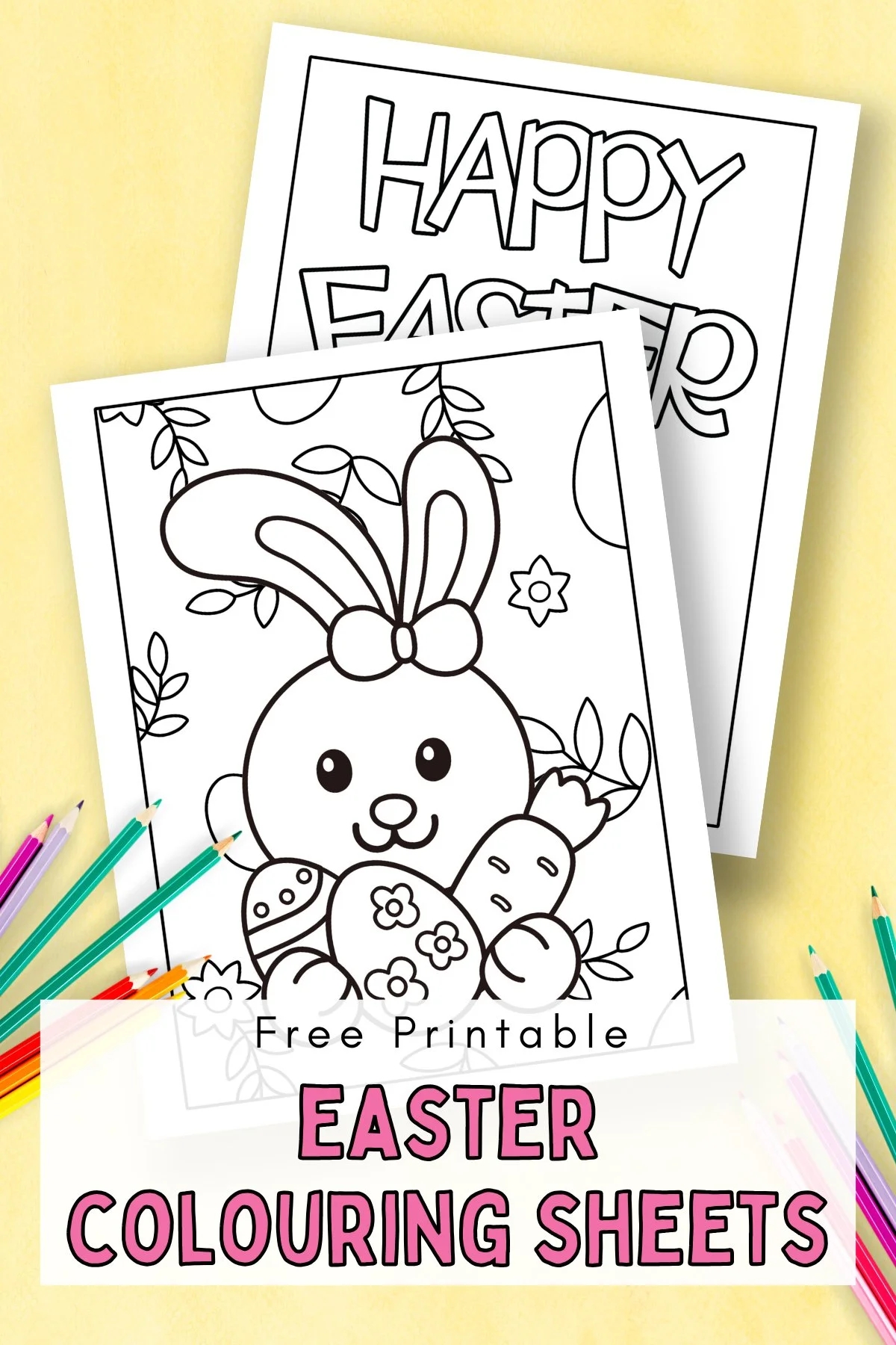 Free Printable Easter Colouring Pages Gathering Beauty