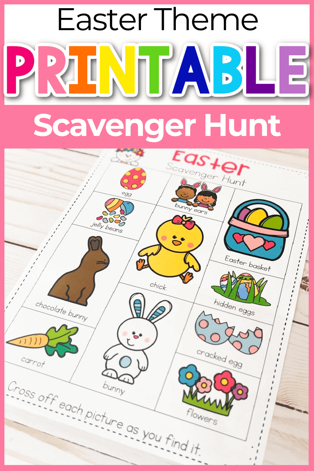 Free Printable Easter Scavenger Hunts For Kids