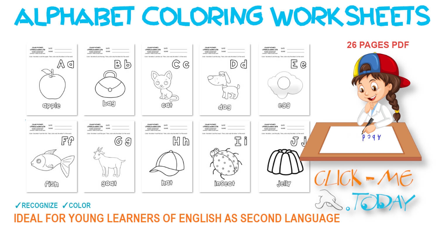 FREE PRINTABLE ENGLISH ALPHABET WORKSHEETS PDF
