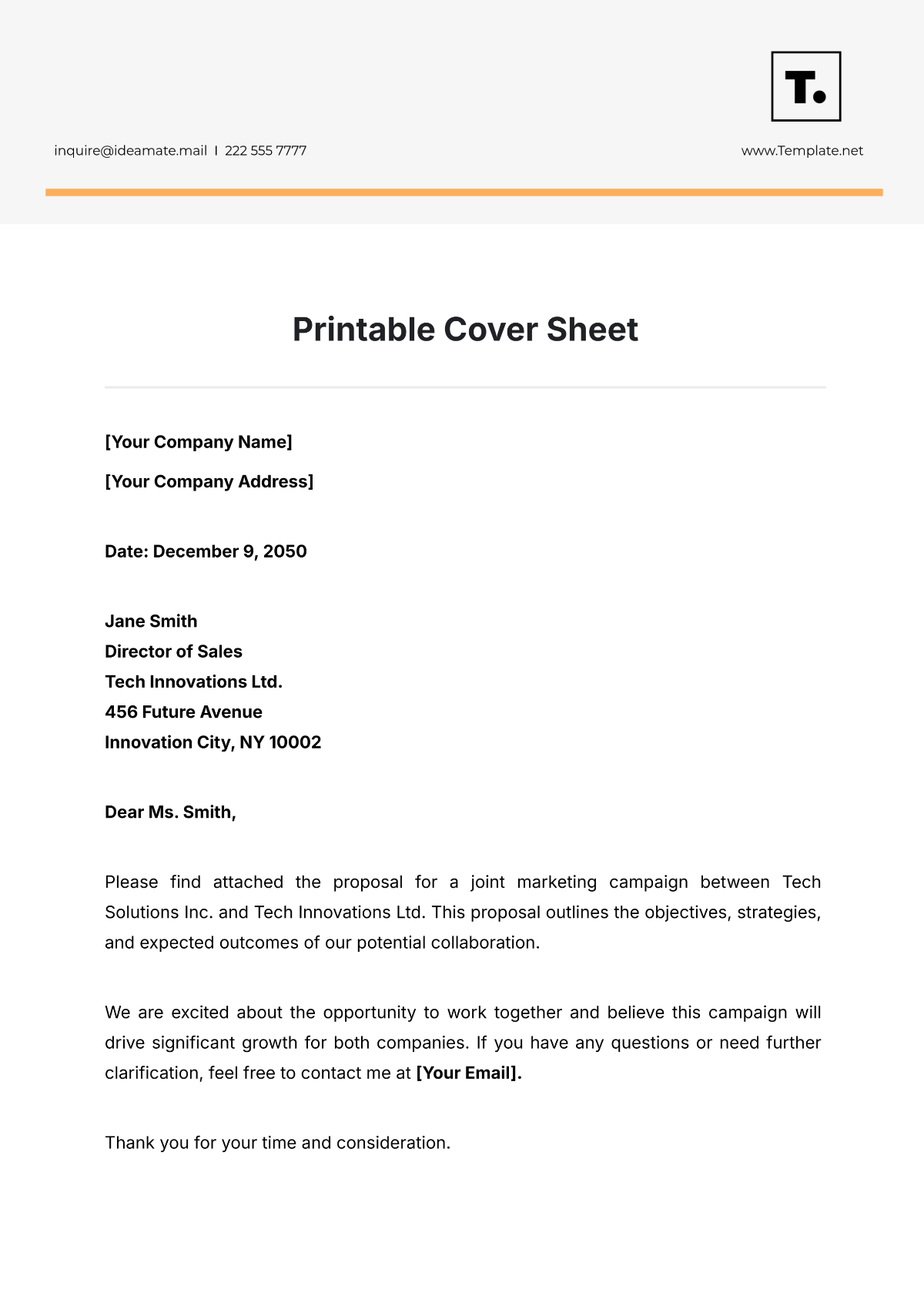 Free Printable Fax Cover Sheet Template To Edit Online