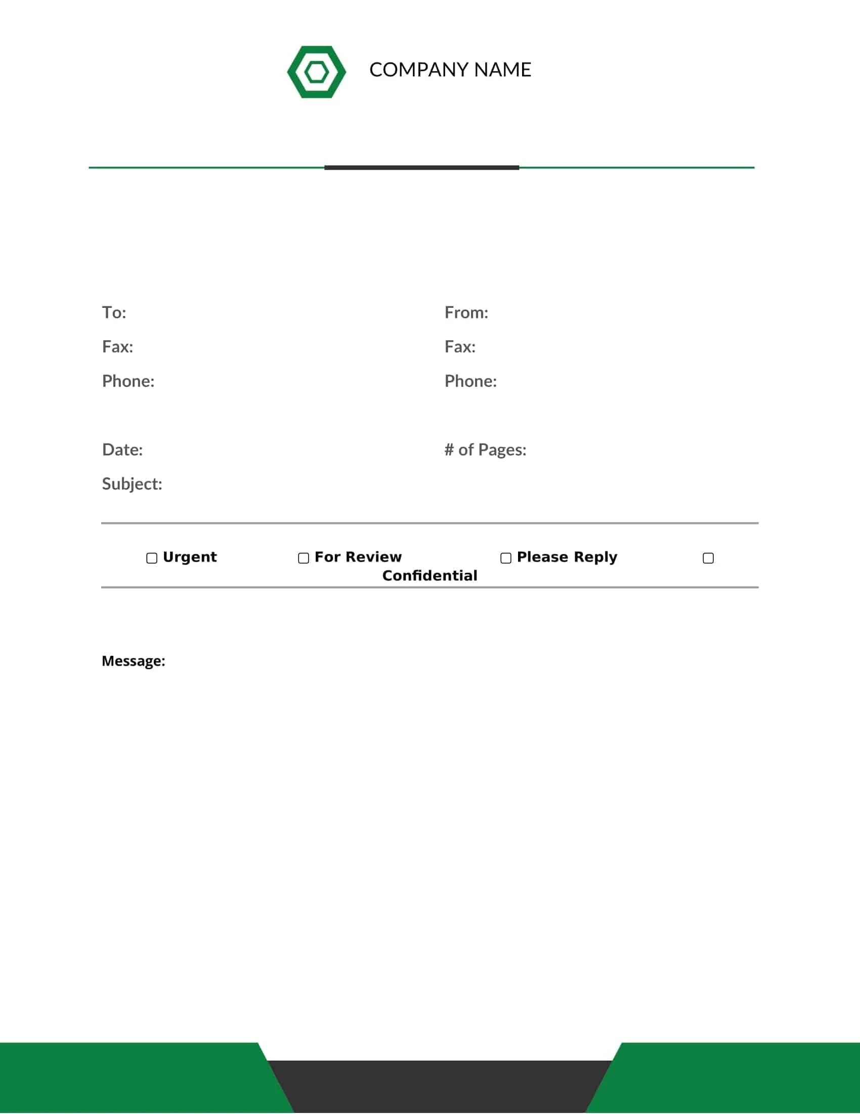 Free Printable Fax Cover Sheet Templates PDF Word Google Docs 