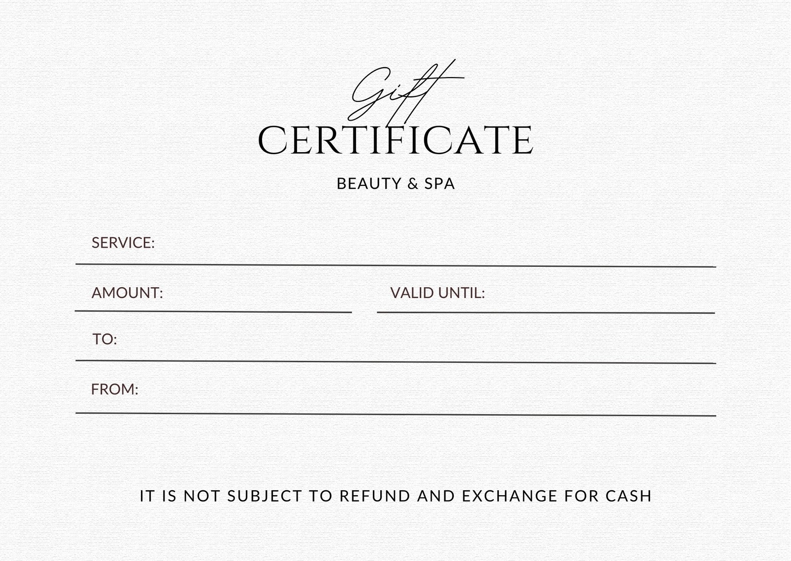 Free Printable Gift Certificate Templates To Customize Canva Worksheets Library