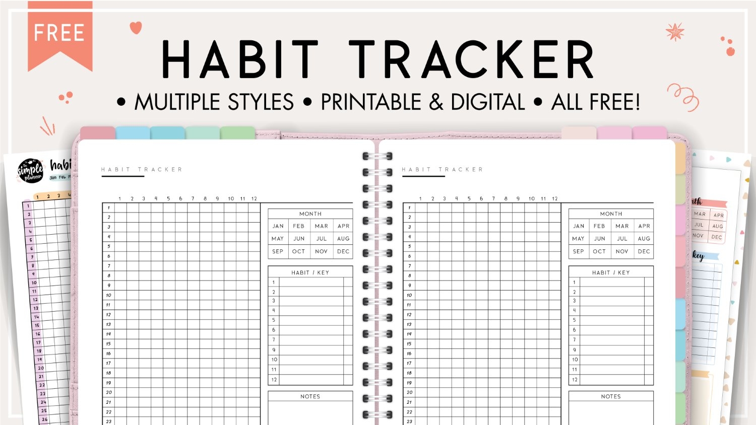 Free Printable Habit Tracker Printable