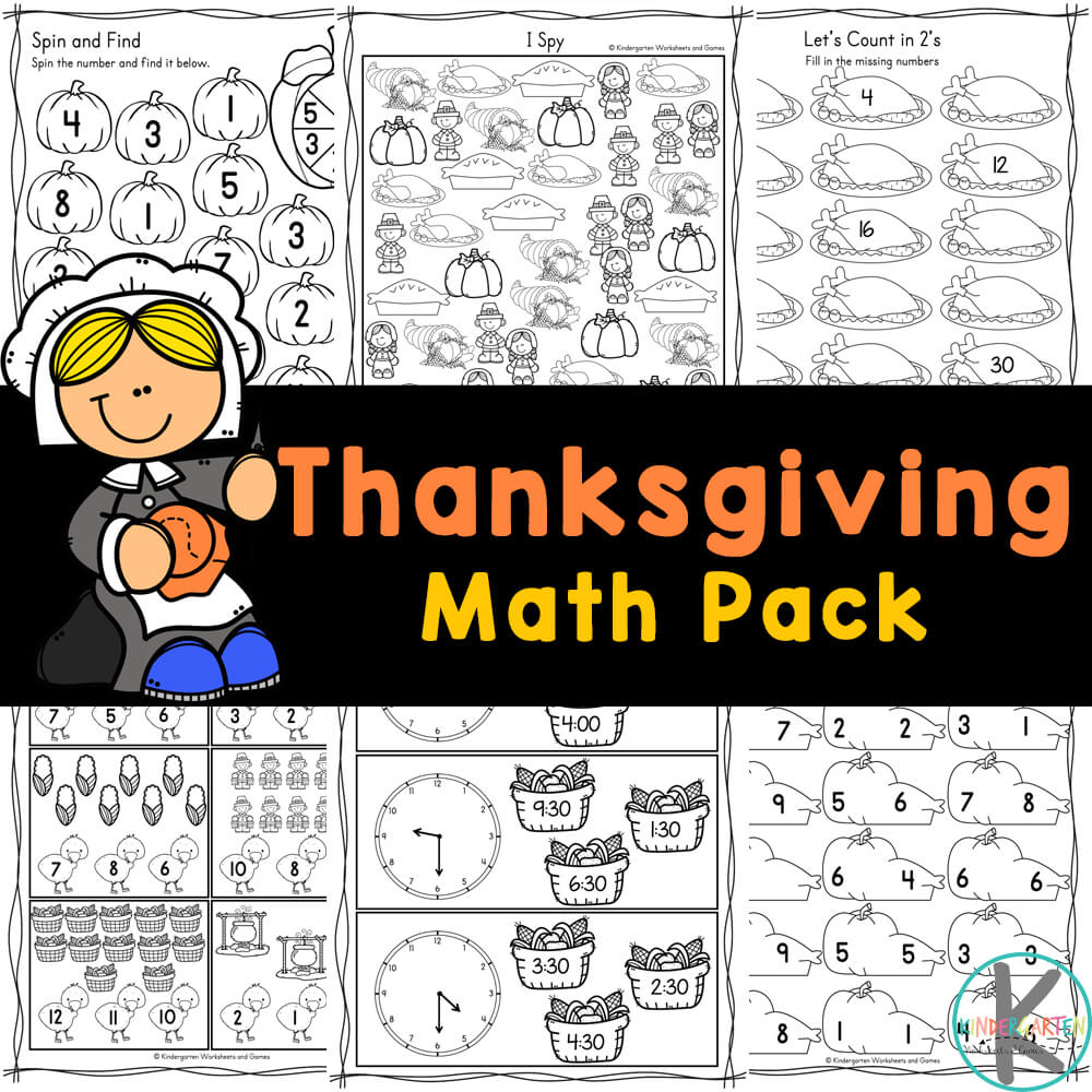 Printable Math Worksheets Free Kindergarten