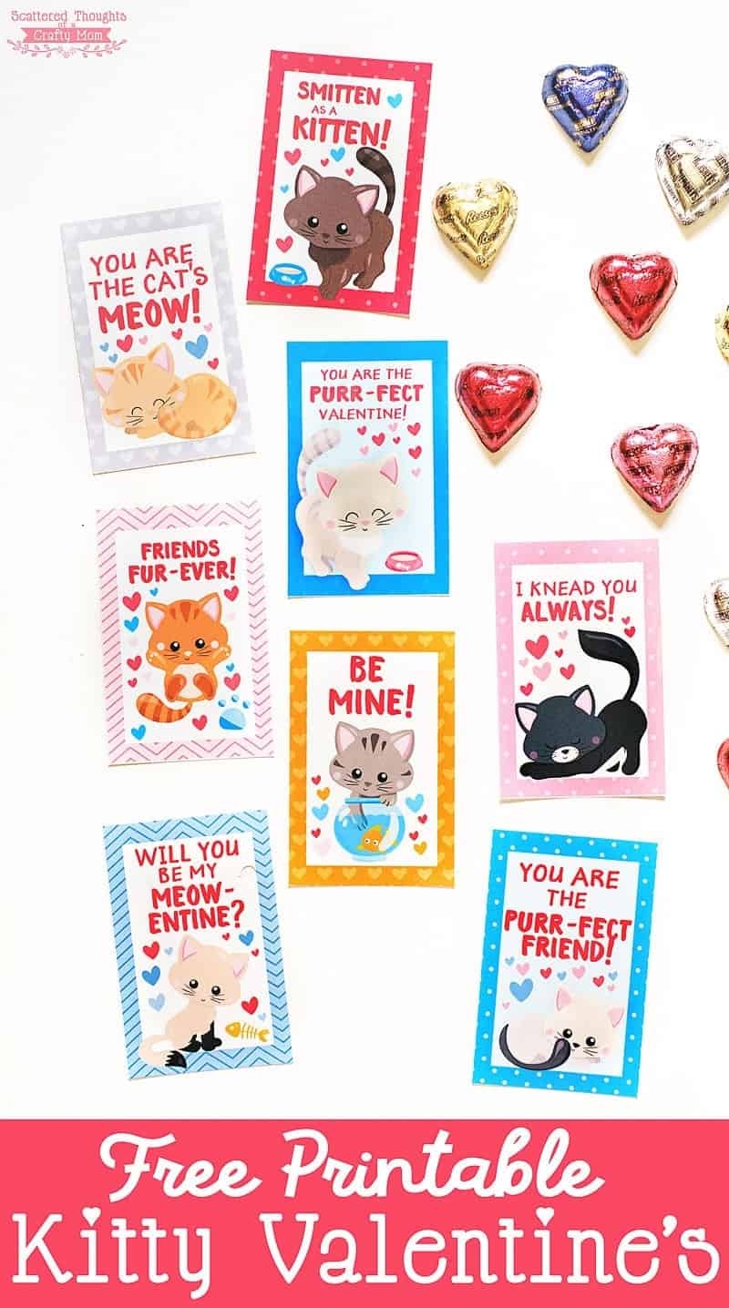 free printable kitten valentines scattered thoughts of a crafty mom by jamie sanders