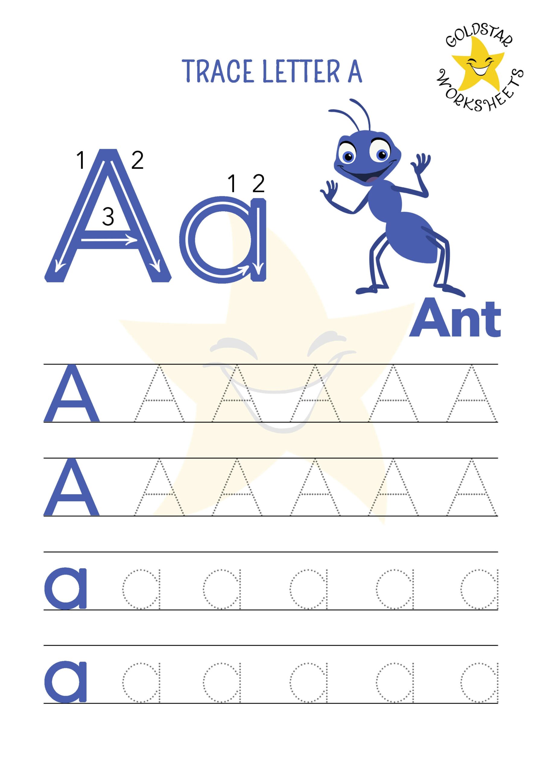 Free Printable Letter A Tracing Sheets For Kids Master The Alphabet 