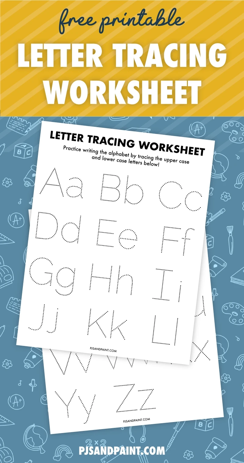 Free Printable Alphabet Worksheets Traceable
