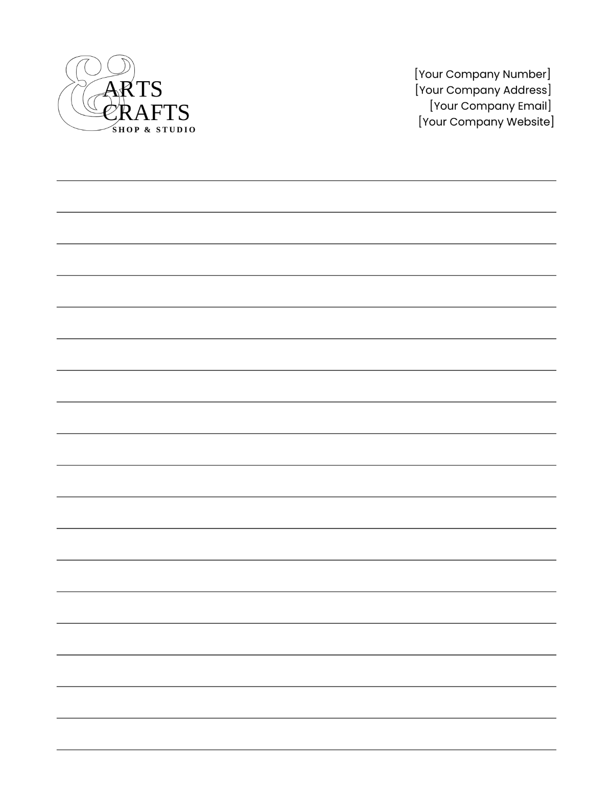 Free Printable Lined Paper 8x11