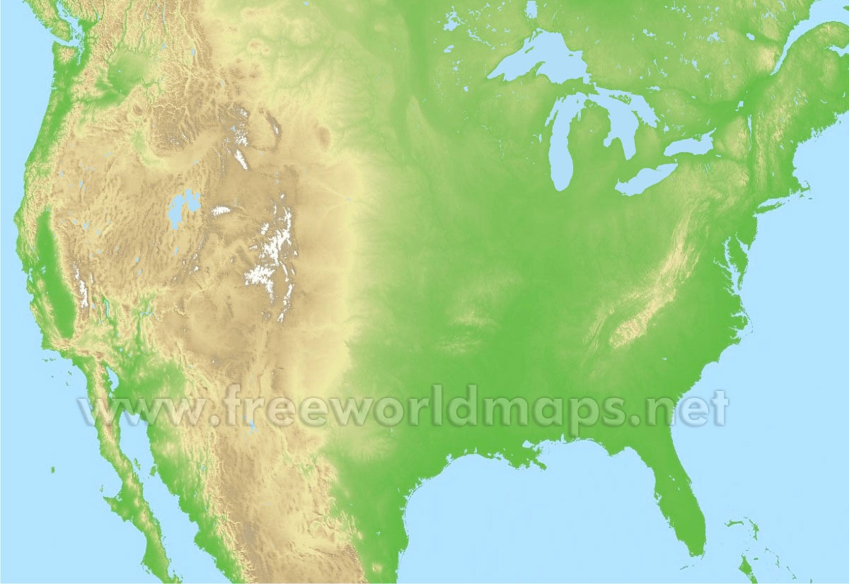 Free Printable Maps Of The United States