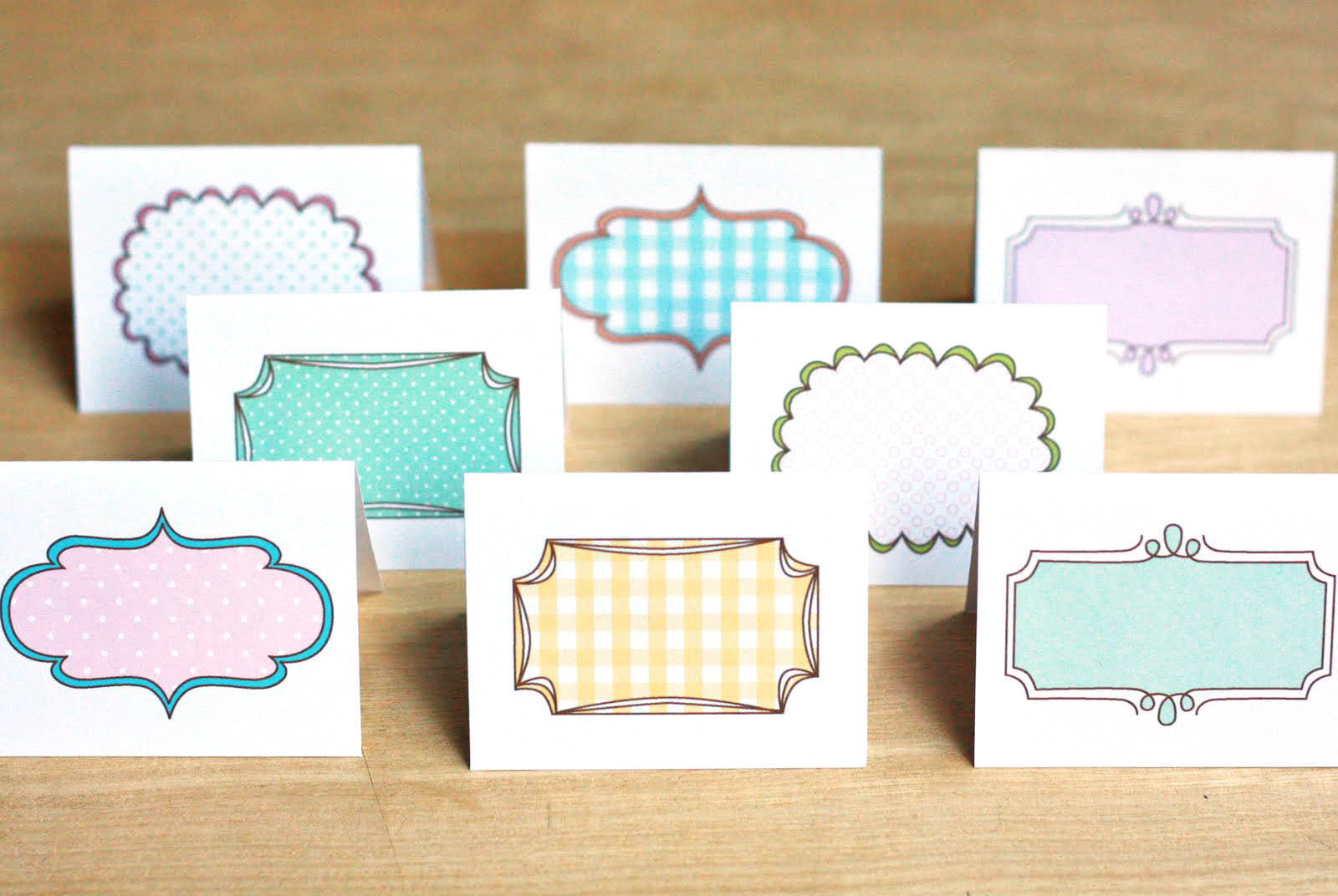 free printable mini cards the delightful resource