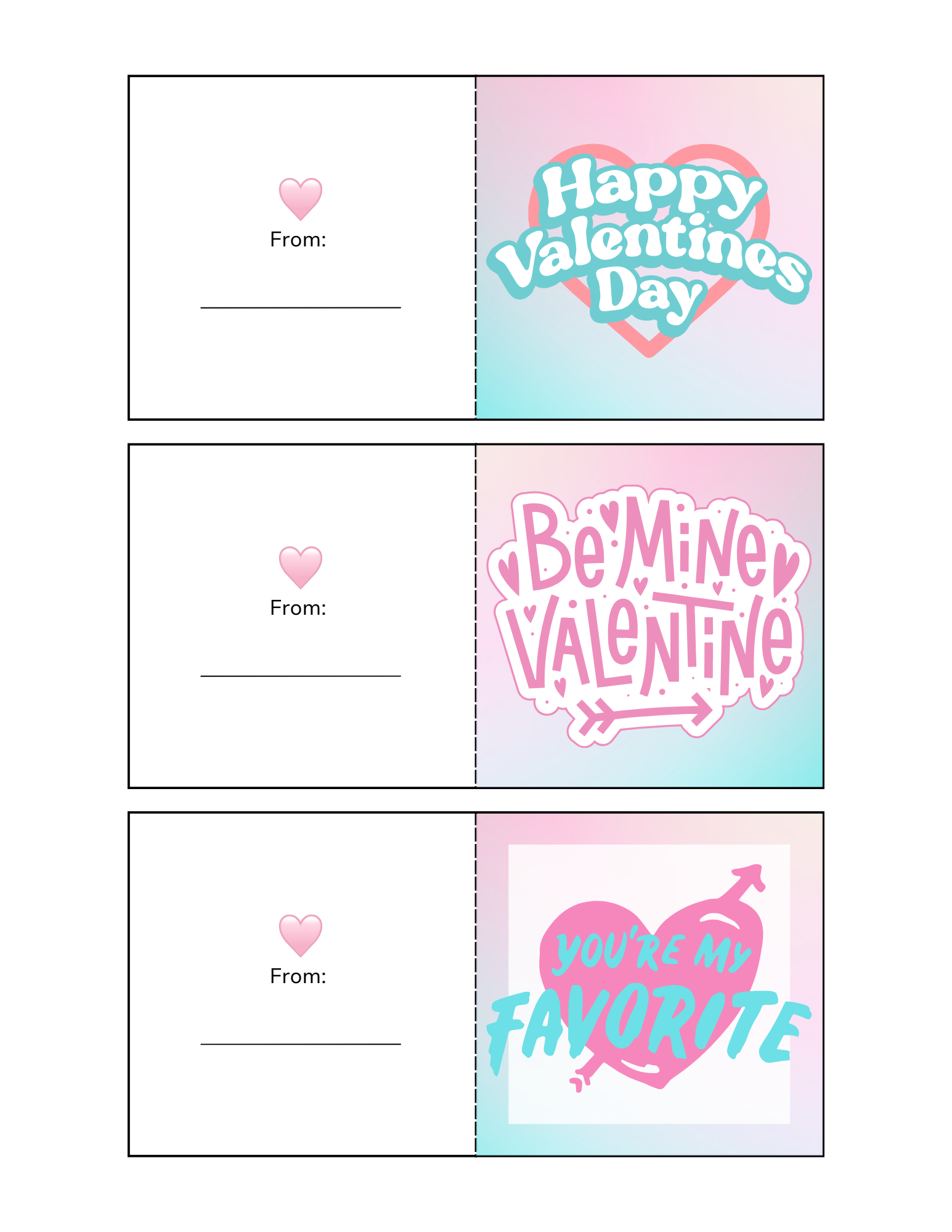 Printable Valentines Cards Free Online